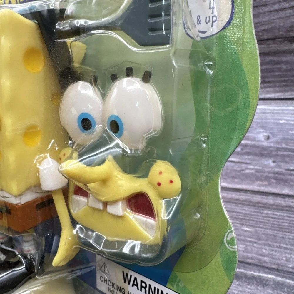 Rare 2002 SpongeBob SquarePants Mini Make A Bob Toy Figure NEW